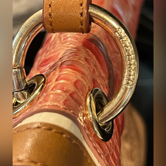 Brahmin Brinley Satchel/Shoulder Bag in Sandshell Varadero - Picture 6 of 10